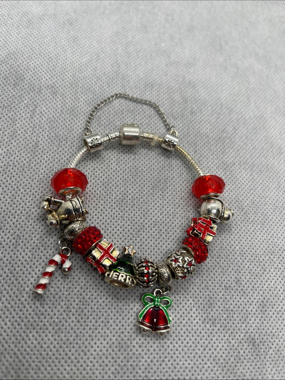Christmas charm bracelet